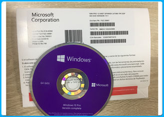 Pro version d'Espagnol du paquet 64BIT FQC-08981 d'OEM de logiciel de Microsoft Windows 10 originaux
